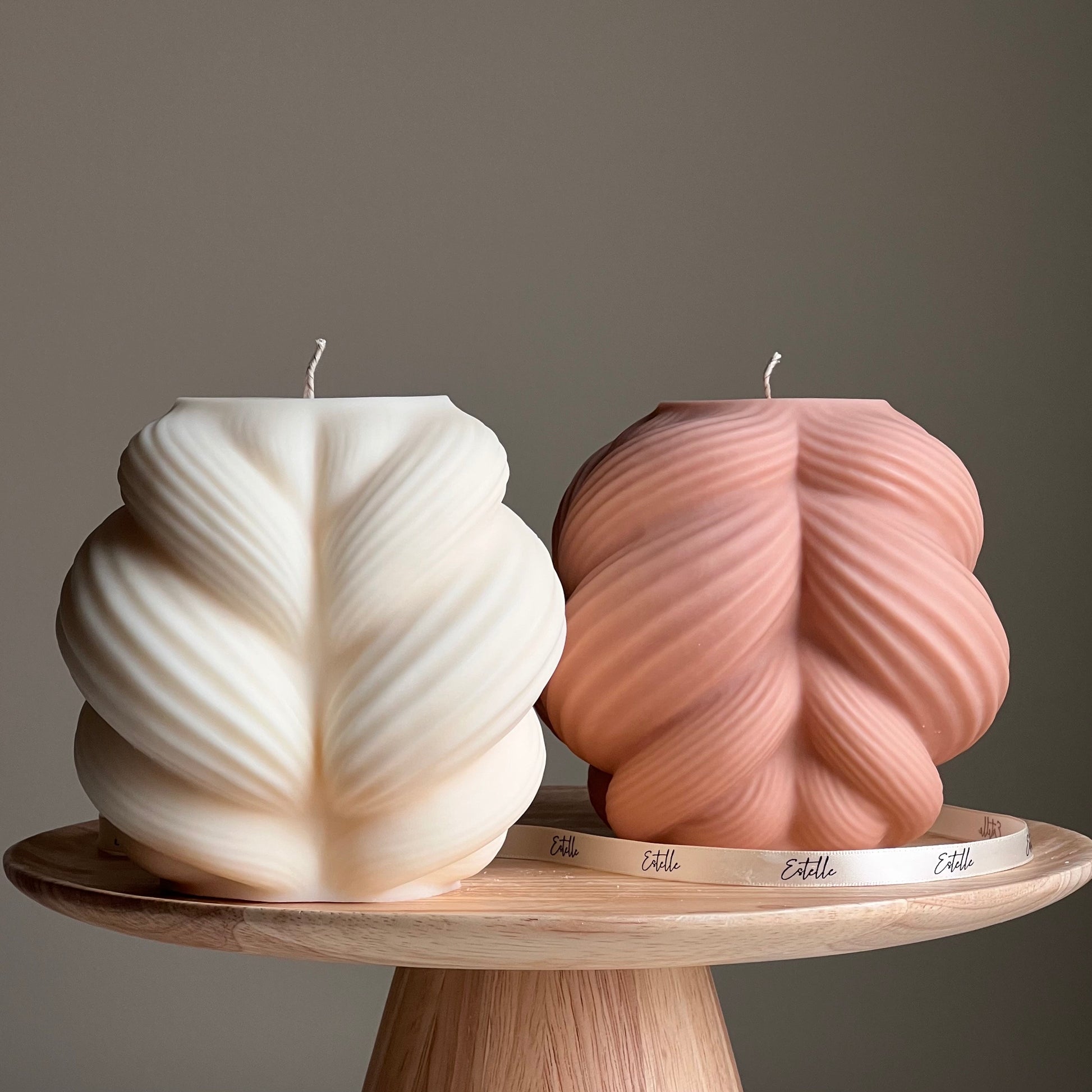 Huge Swirl Twisted Knot Candle | Unsented Decorative Candle | Pillar Candle | Aesthetic Interior Decoration | Gift for Her| Unique Candle