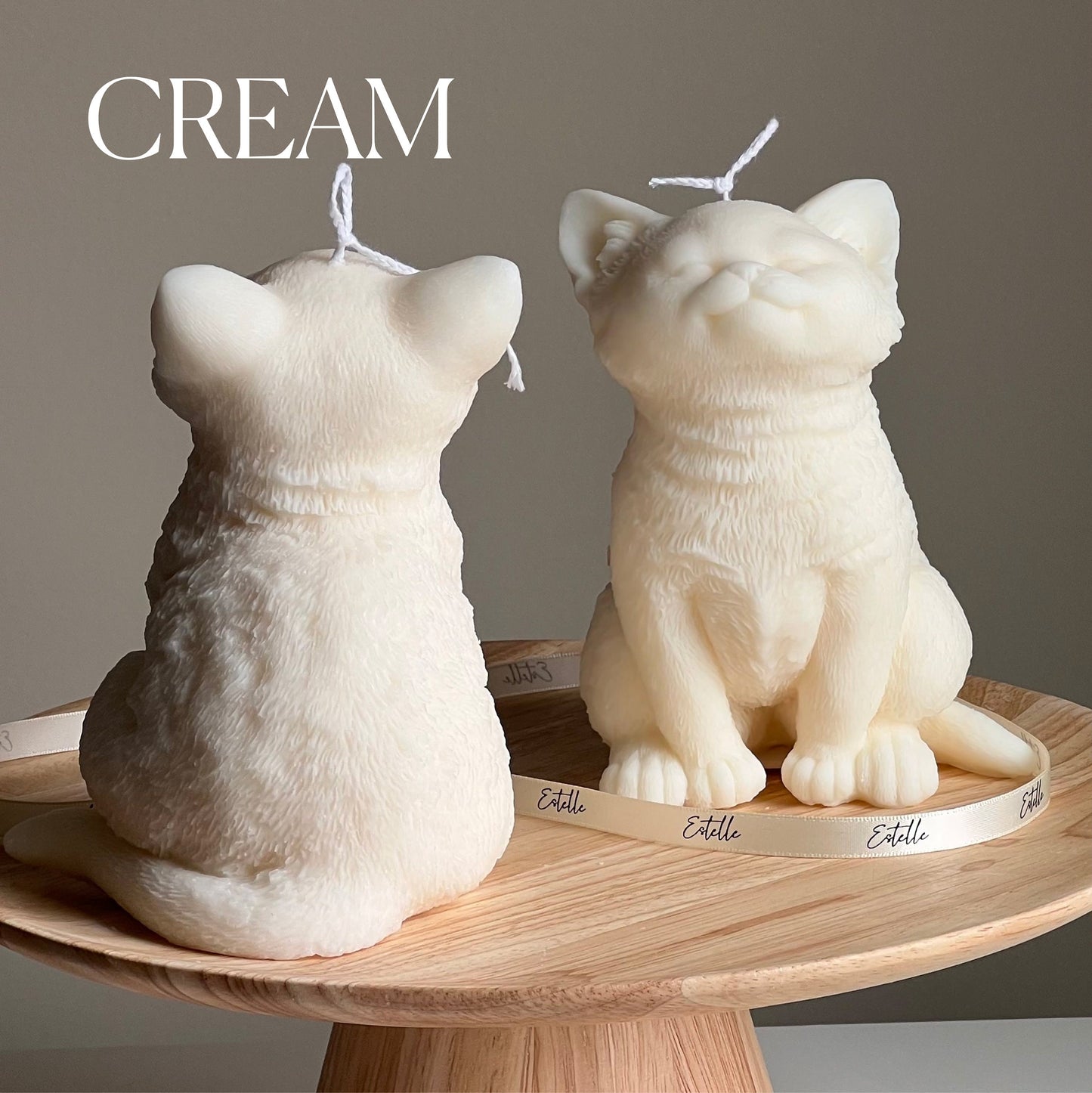 Sweet Cat Candle| Handmade Gift| Animal Candle| Soy Wax Candle| Hand Poured Sculptural Candle| Cat Lover| Gift for Her| Housewarming Gift