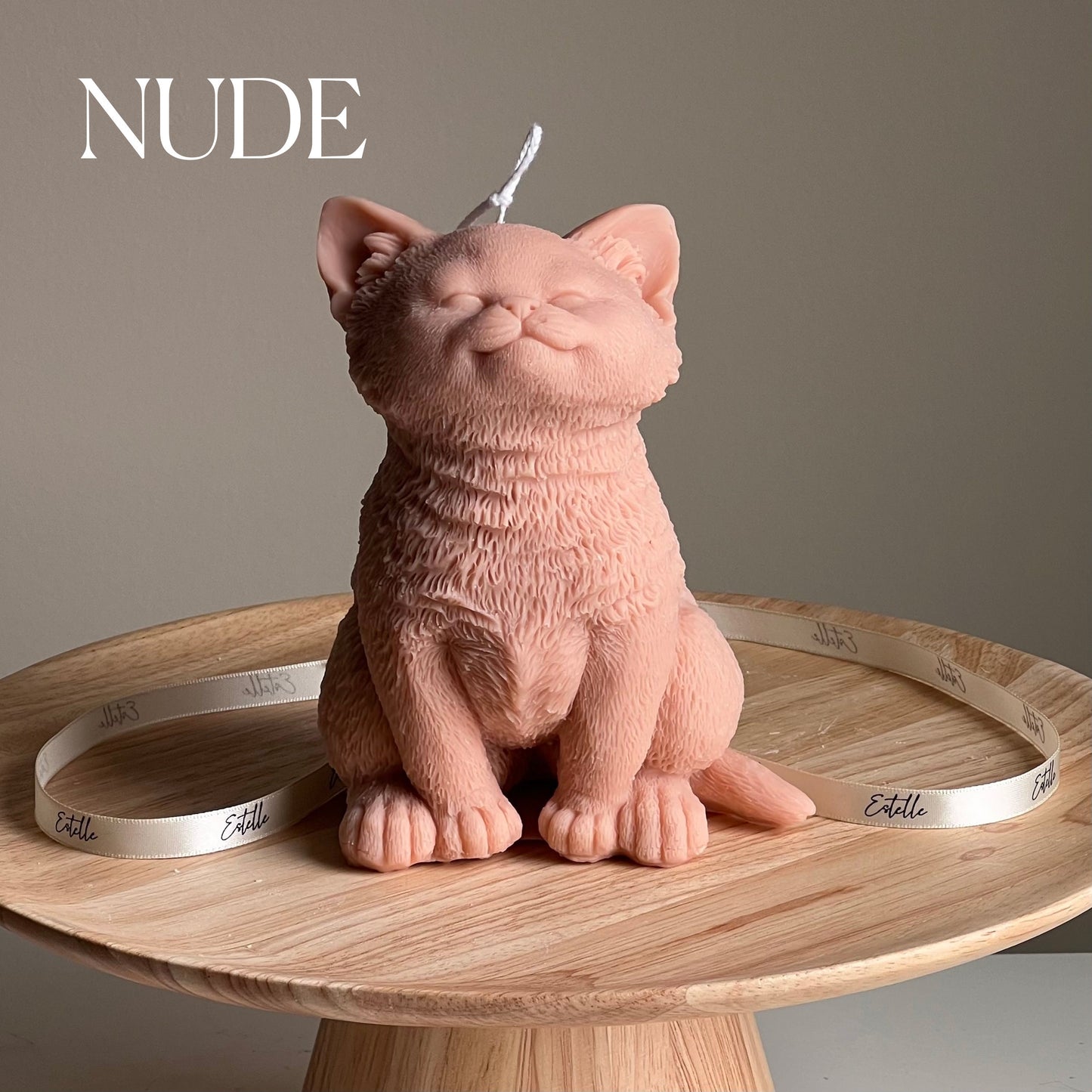 Sweet Cat Candle| Handmade Gift| Animal Candle| Soy Wax Candle| Hand Poured Sculptural Candle| Cat Lover| Gift for Her| Housewarming Gift