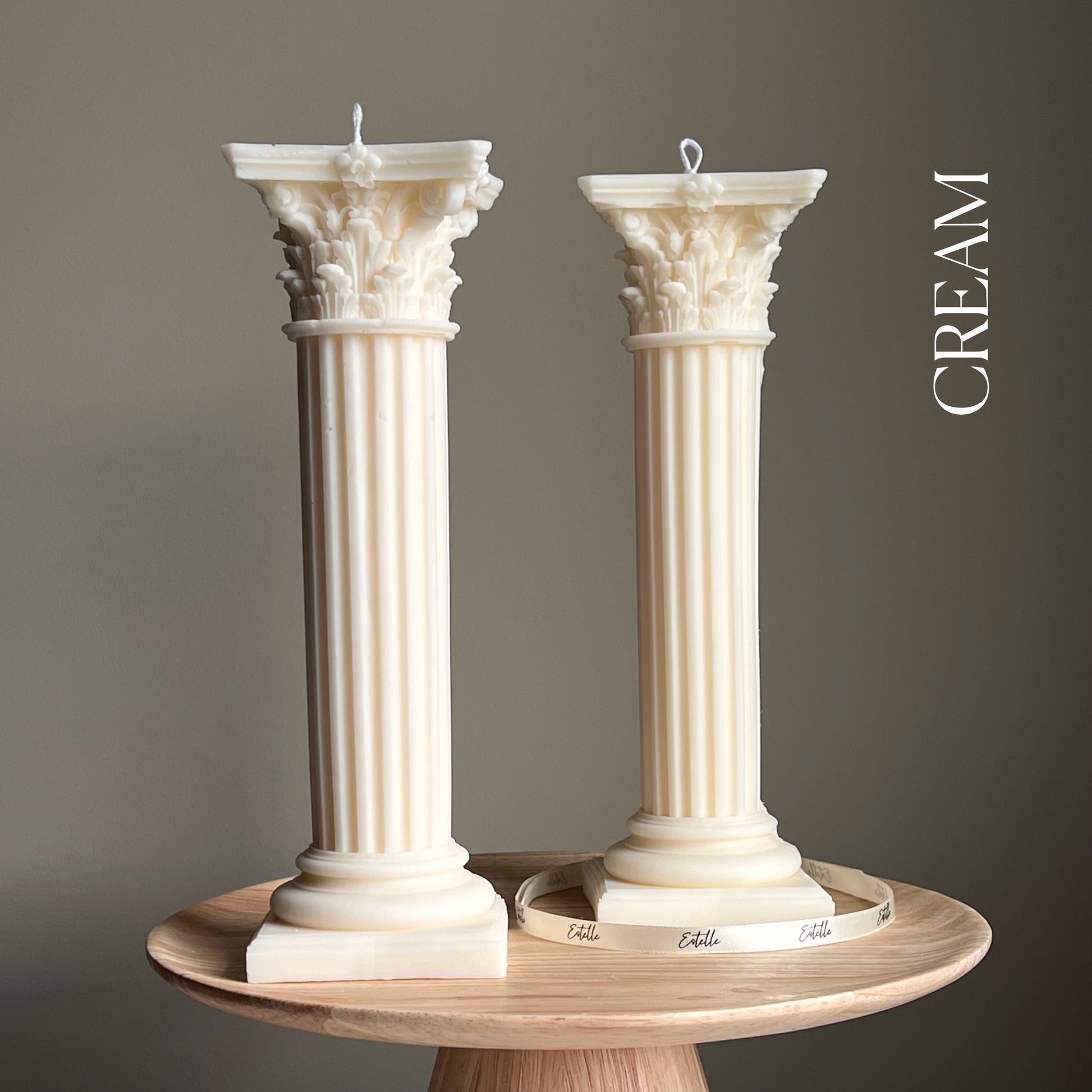 Huge Greek Column Candle| Soy Wax Pillar Candle|Decorative Handmade Gift | Aesthetic Candle| Shaped Candle| Roman Column Candle| Unique Gift