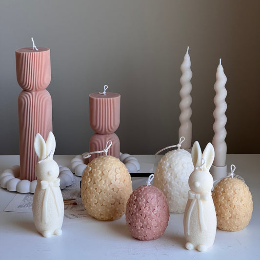 Easter Bunny Egg Candle | Funny Gift | Sculptural Candle | Handmade Candle | Home Decor | Holiday gift | Spring Decoration | Pillar Candle |