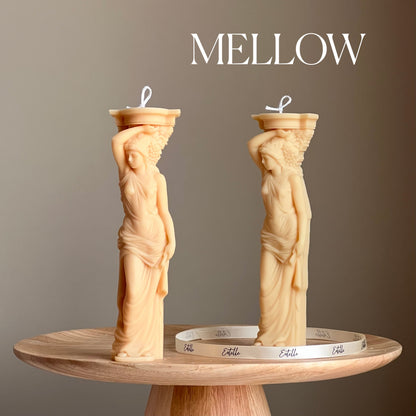 Caryatid Greek Column Candle| Woman Candle| Sculptural Pillar Soy Candle| Lady Bust Candle| Aesthetic Home Decor| Statue Candle| Unique Gift